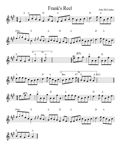 FRANK'S REEL (Version 10)