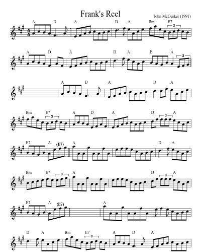 FRANK'S REEL (Version 11)