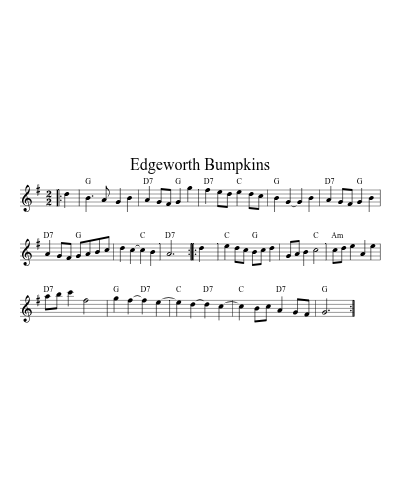 Edgeworth Bumpkins (Version 2)