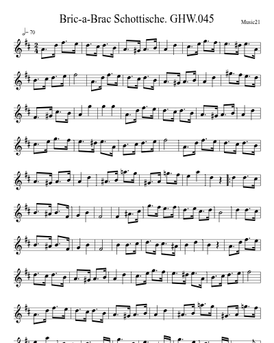Bric-a-Brac Schottische. GHW.045 preview