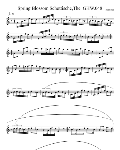 Spring Blossom Schottische,The. GHW.048 preview