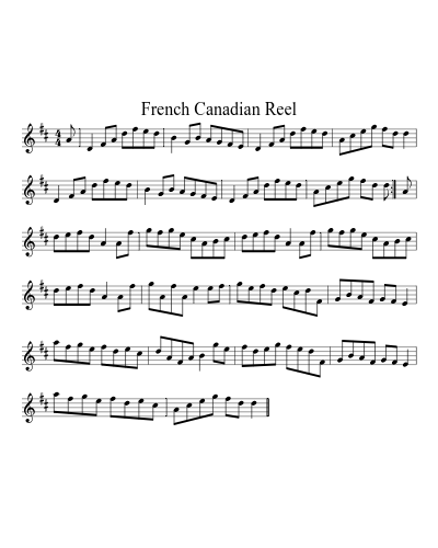 French Canadian Reel (Version 2)