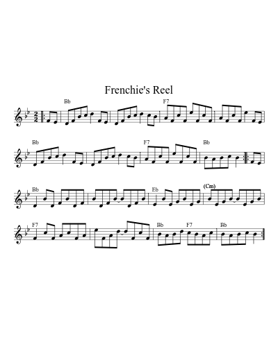 Frenchie's reel (Frenchies R)