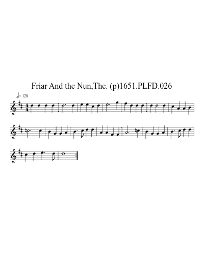 Friar And the Nun,The. (p)1651.PLFD.026