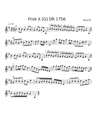 Frisk it   [G] DR 1756