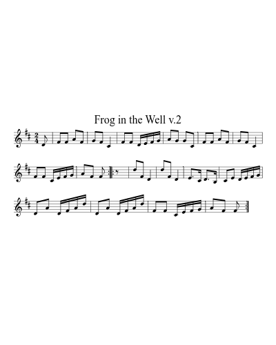 Frog in the Well v.2