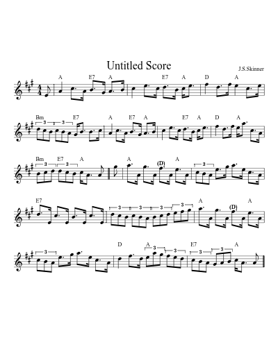 From Scotias Shores Were Noo Awa (Version 4) sheet music preview