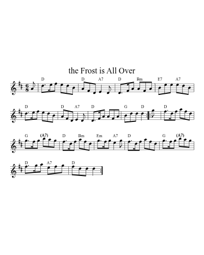 The Frost Is All Over (Version 7)