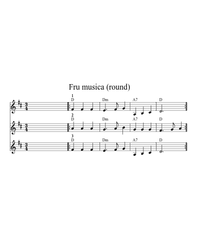 Fru musica (round) (Version 2)