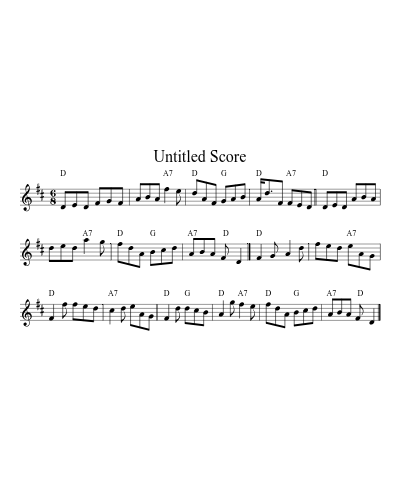 Fugal Fergus3 sheet music preview