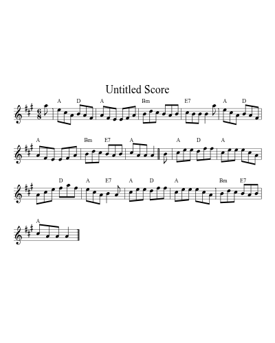 Fugal Fergus3 (Version 4) sheet music preview