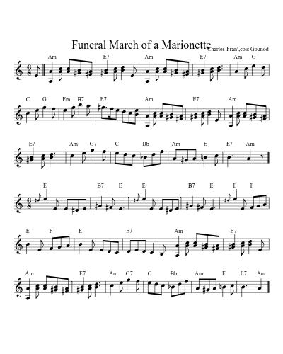 Funeral March of a Marionette (Version 4)