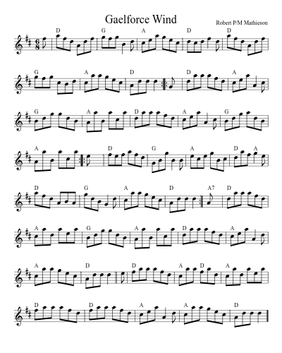 Gaelforce Wind (Version 6)