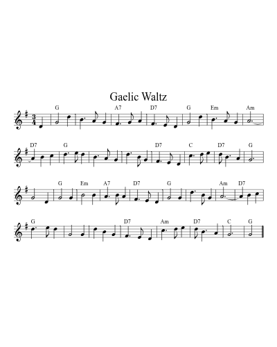 Gaelic Waltz