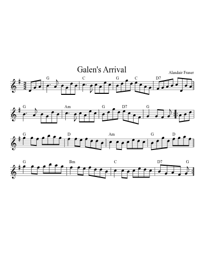 Galen's arrival (Version 3)