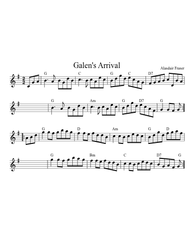 Galen's arrival (Version 4)