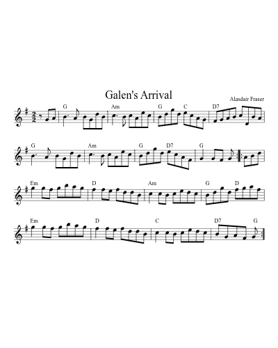 Galen's arrival (Version 5)