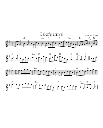 Galen's arrival (Version 6)