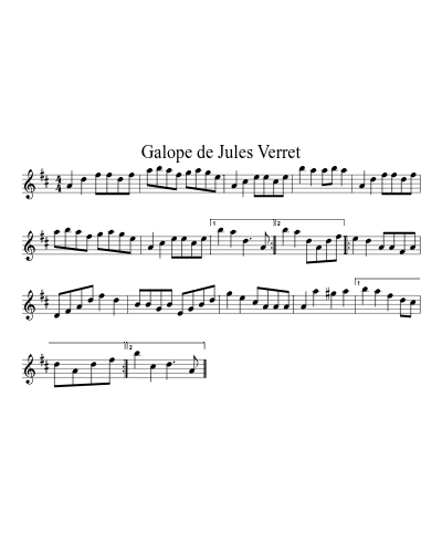 Galope de Jules Verret (Version 2)