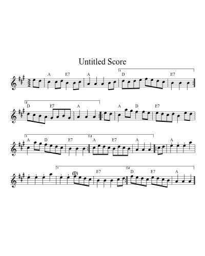 Galopede F G A 32 3 (Version 3) sheet music preview