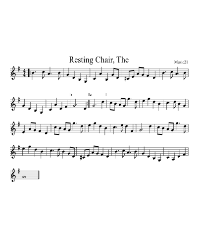 Resting Chair, The