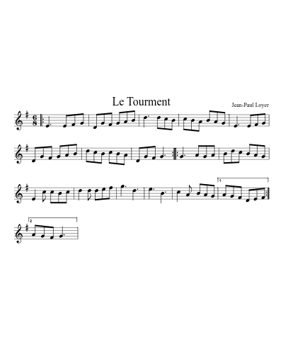Le Tourment preview