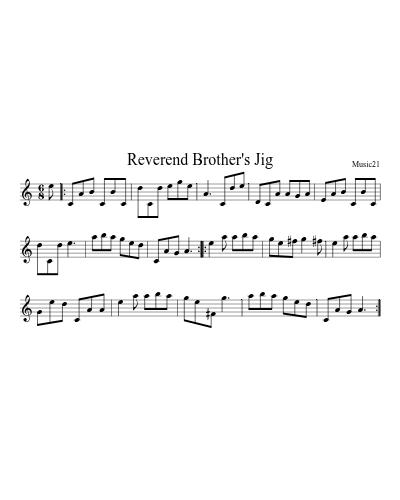 Reverend Brother's Jig