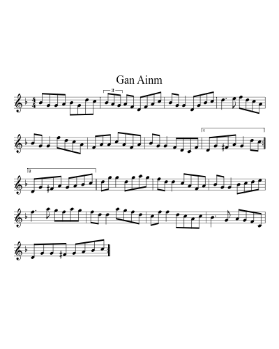 Gan Ainm (Version 15)