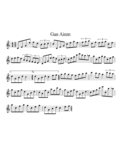 Gan Ainm (Version 16)