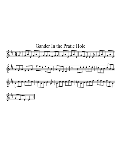 Gander in the Pratie Hole (Version 2) preview