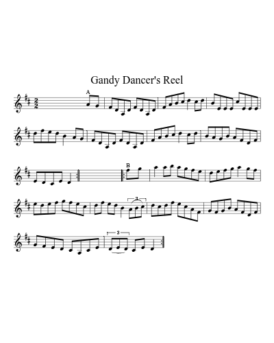 Gandy Dancer's Reel (Version 4)