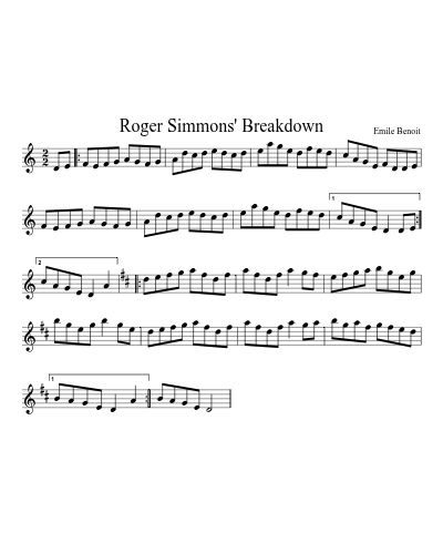 Roger Simmons' Breakdown preview