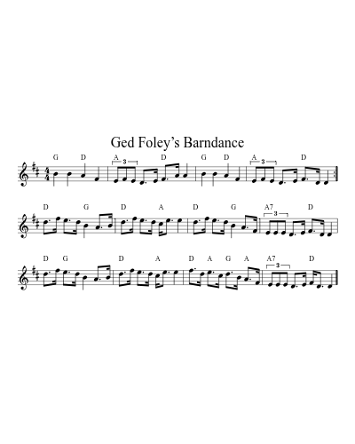 Ged Foleyâs Barndance