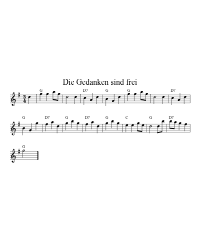 Die Gedanken sind frei (Version 6)