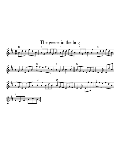 The geese in the bog (Version 3)