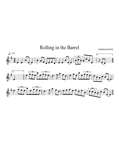 Rolling in the Barrel