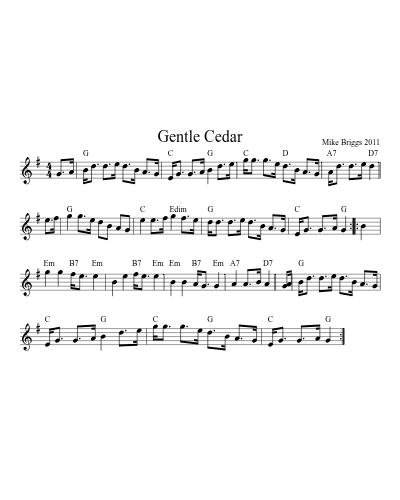 Gentle Cedar preview