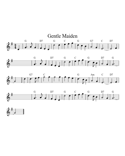 Gentle maiden (Version 2)