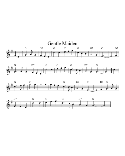 Gentle maiden (Version 5)