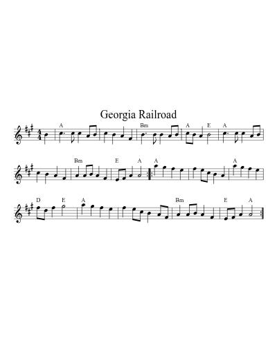 Georgia Railroad (Version 2)