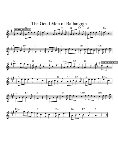 The Geud Man of Ballangigh (Version 2)