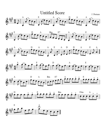 Ghosts And Goblins sheet music preview