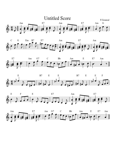 Ghosts And Goblins (Version 2) sheet music preview