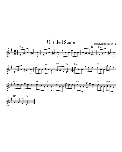 Ghosts And Goblins (Version 3) sheet music preview