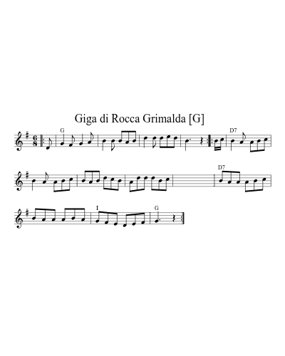 Giga di Rocca Grimalda   [G]