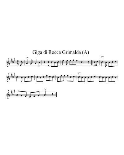Giga di Rocca Grimalda   (A) (Version 5)