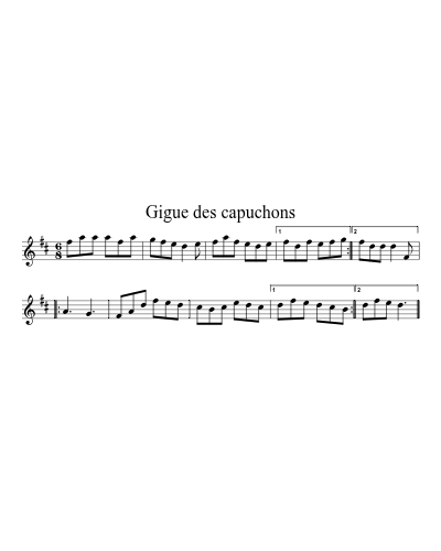Gigue des capuchons (Version 2)