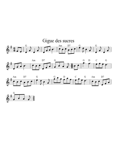 Gigue des Sucres (Version 3) preview