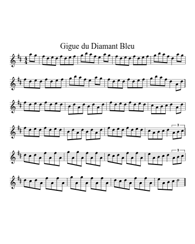 Gigue du Diamant Bleu (Version 3)