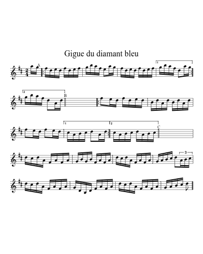 Gigue du Diamant Bleu (Version 6)